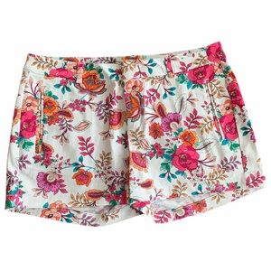 a.n.a | Floral Twill Shorts | 12